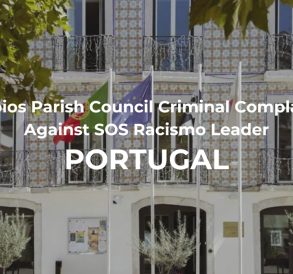 Arroios Parish Council Criminal Complaint Against SOS Racismo Leader