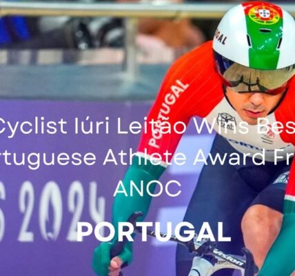 Iúri Leitão Best Portuguese Athlete Award From ANOC