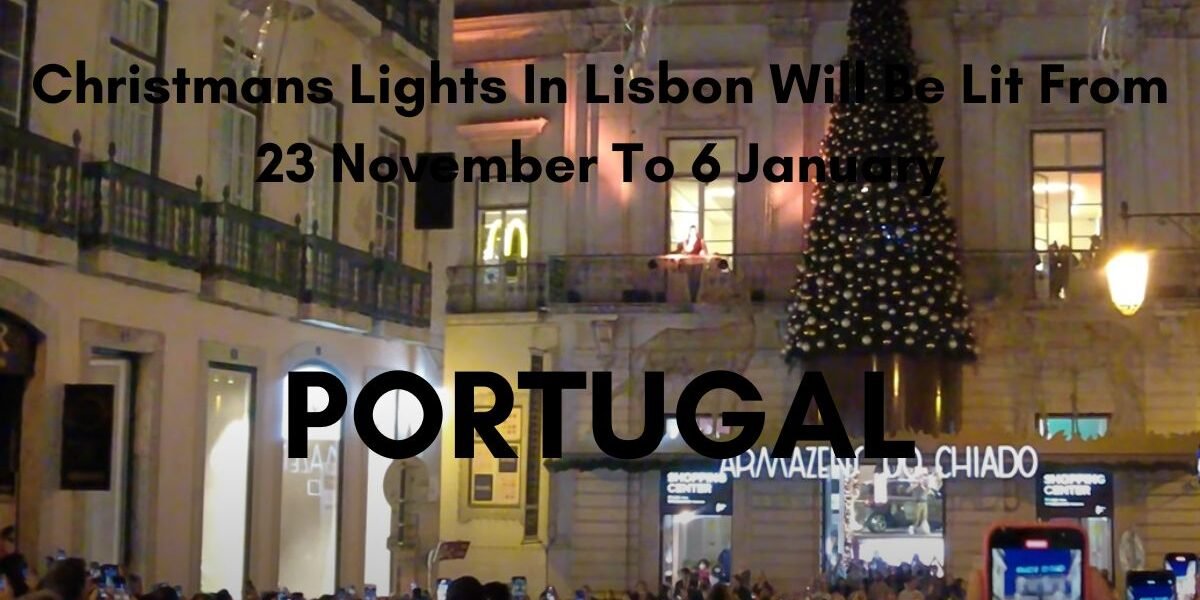 Christmas Lights In Lisbon