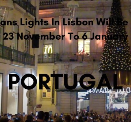 Christmas Lights In Lisbon