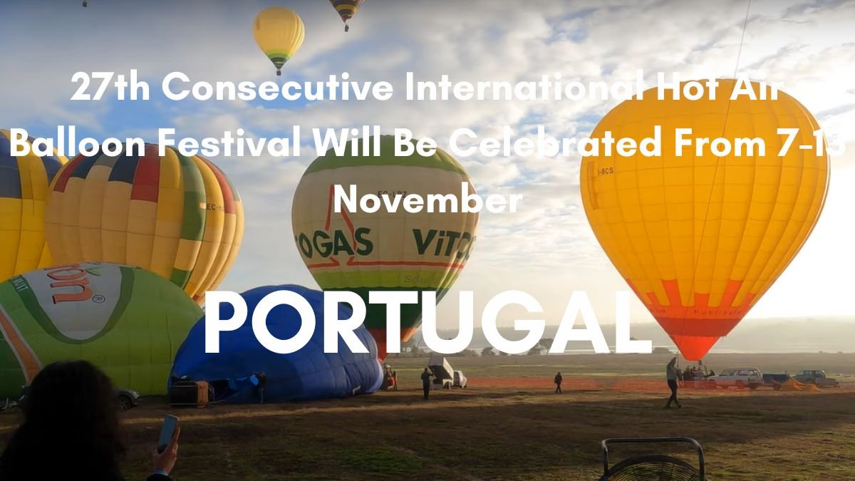 Portugal hot air balloon